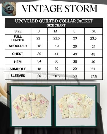 Upcycled Quilted Collar Jacket