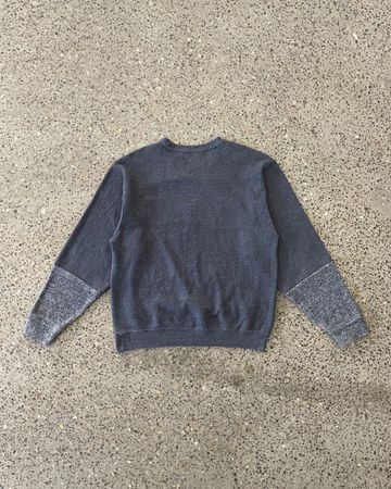 Upcycled Varsity Panel Sweatshirt