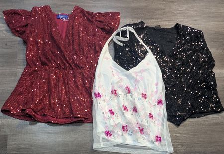 4232 - Y2K Style Cami tops, Blouses