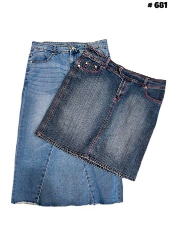 Denim skirts  #681