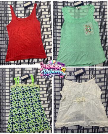 Y2K Vintage Cami & Tank Top Mix – | VR-243