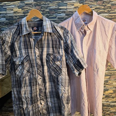 AVG-0321 Dickies Button Up Shirts