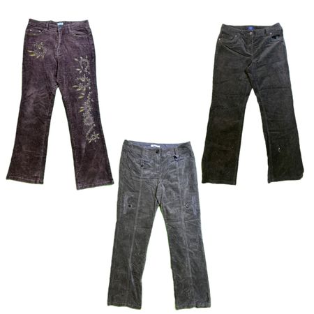 Y2K Unique Corduroy Pants RE-2848