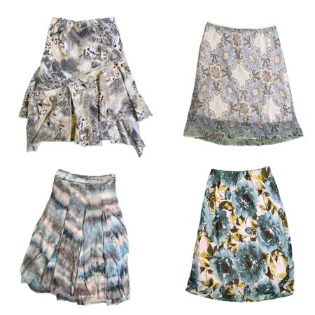 Y2K Poly Skirts RE-2849