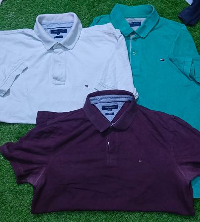TOMMY HILFIGER MEN POLO T SHIRT