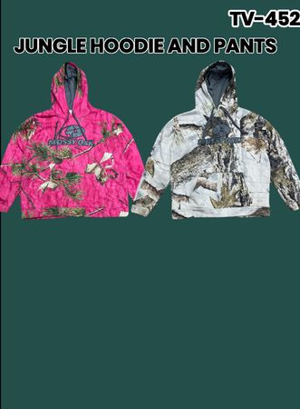 Jungle print Hoodie and Pants Tv-452