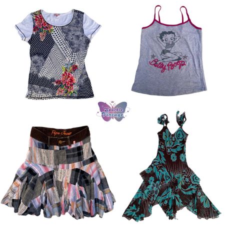 Aesthetic y2k 90s Vintage, Fairy-core, Boho-Chic (SV-016)