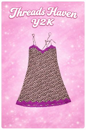 TH # 46 Y2K Vintage Slip Dress – Retro 2000s Style