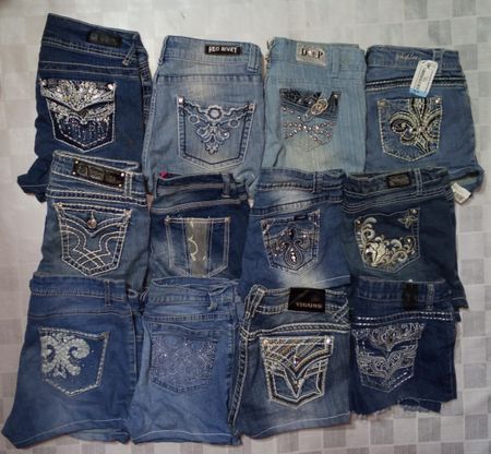 VIGOSS  AND OTHER MIX BRANDS MINI SHORTS (MD 1149)