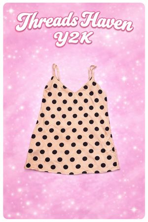 TH # 53 Vintage Y2K Silk Camisole Top – Soft Aesthetic