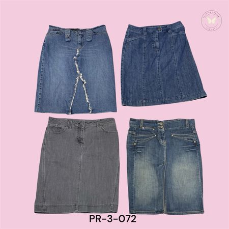 Dark Wash Denim Maxi Skirt - Sleek & Stylish for All Seasons” (PR-3-072)