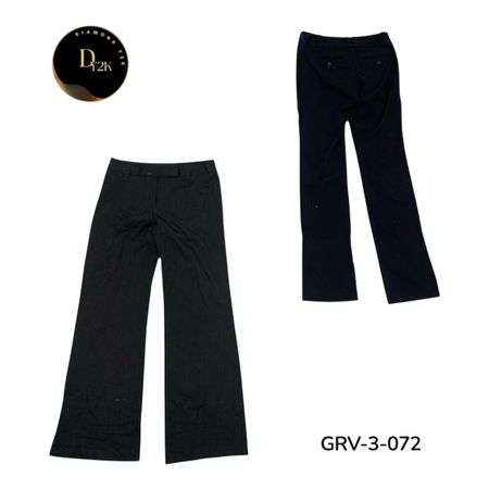 Premium Vintage Black Poly Pants – Y2K Aesthetic (GRV-3-072)