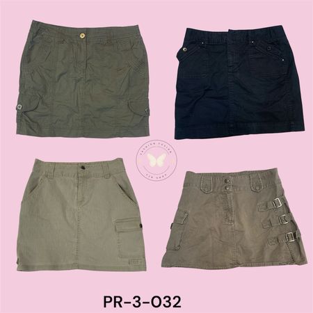 Cotton Cargo Midi Skirt – Casual Everyday Wear (PR-3-032)