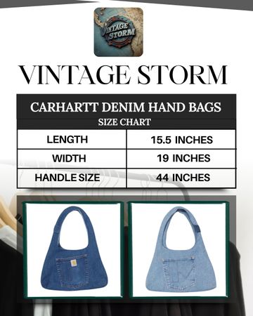 Upcycled Carhartt Denim Hand Bag