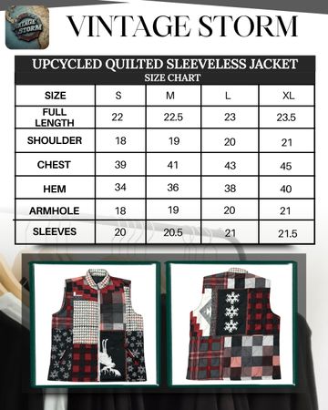 Upcycled Quilted Sleeveless Jacket