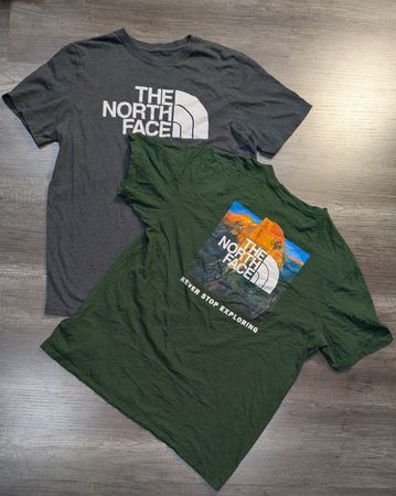 4254 - The North Face, Columbia Half Sleeves T-Shirts