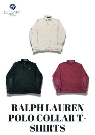Ralph Lauren Polo Collar L-S T- Shirts - EVM1056