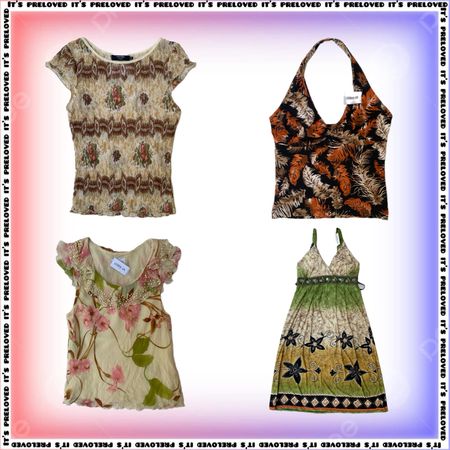 Floral Maximalist Set - Top, Dresses,Skirts, (SS-2091)