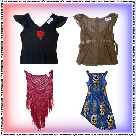 Cool Thrift Haul Bundle - tops, dresses, skirts (SS-2090)