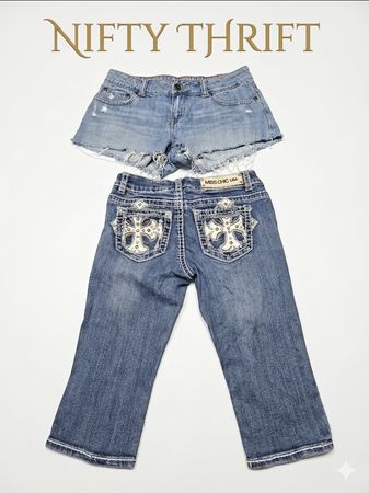 Mix Y2K Embellished Shorts