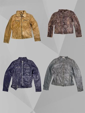 Y2K Leather Jacket (Rep)