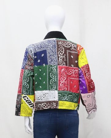 CR1402 Upcycled Patchwork Jacket