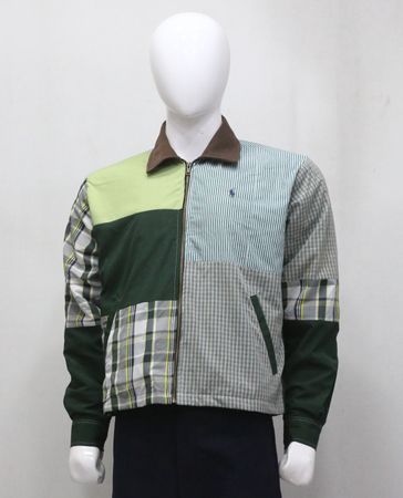 CR1403 Upcycled Patchwork Jacket