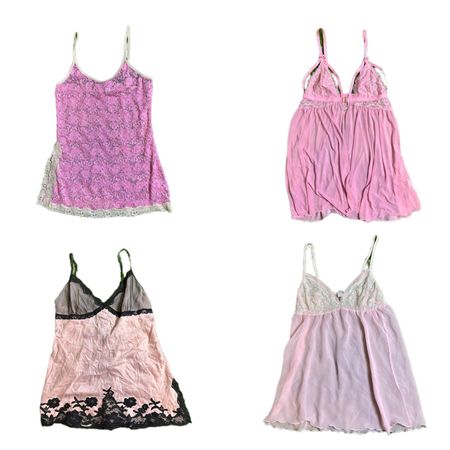 Y2K Romantic Vibe Cami Tops (TVL-324)