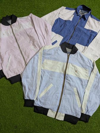 Veste Harrington polo Ralph Lauren en upcycling