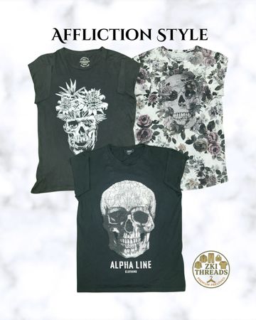 Affliction Style T-Shirts (ZKI-171)