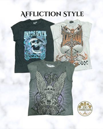 Affliction Style T-Shirts (ZKI-172)