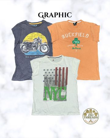 Mixed Graphic T-Shirts (ZKI-174)