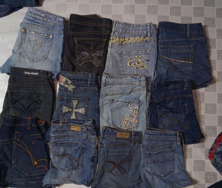 ARIZONA JEANS AND OTHER MIX BRANDS MINI SHORTS (ID 1134)