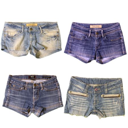 Y2K Denim Micro Mini Shorts RW-1655