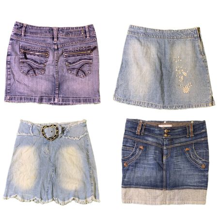 Y2K IT Girl Denim Mini Skirts RW-1657