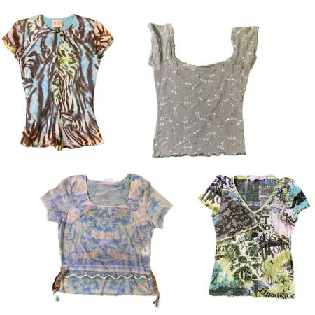 Y2K Earthy Tone Tank Tops RW-1659