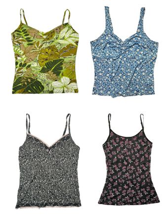 Mixed Print Y2K Camisole: TT-163