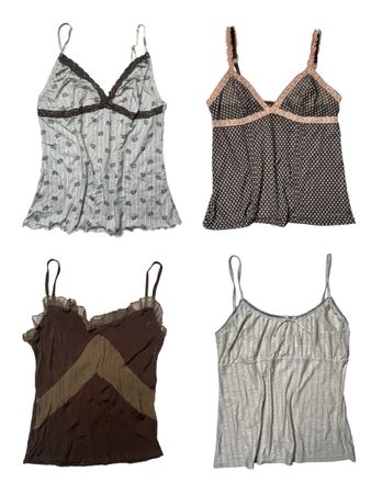 Vintage Mixed Pattern Camisole: TT-164