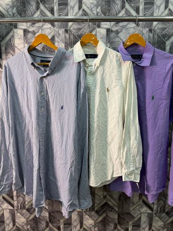 AVG-0330 Ralph Lauren Men Shirts | Button-up Shirts