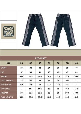 Upcycled and Adidas Panel Denim Pants