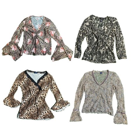 Y2K Gothic Vibe Full Sleeve Tops (TVL-332)