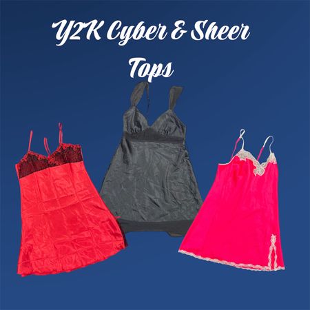 Y2K Cyber & Sheer Tops - (11/03)