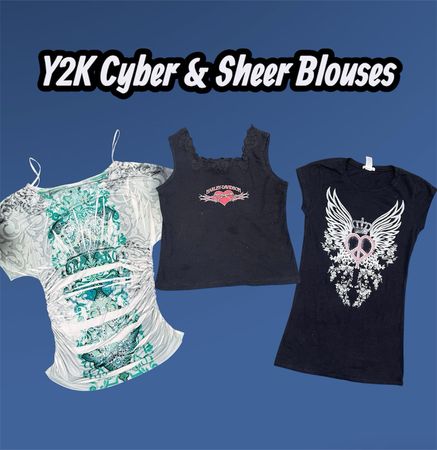 Y2K Cyber & Sheer Blouses - (11/03)