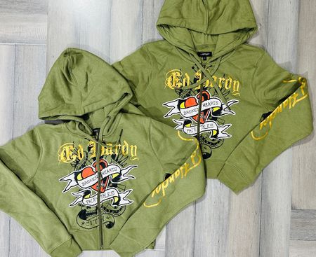 ED Hardy Women Zipper Hoodies