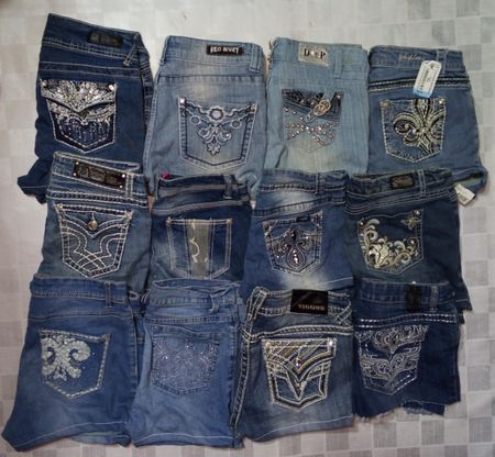 VIGOSS  AND OTHER MIX BRANDS MINI SHORTS (ID 1149)
