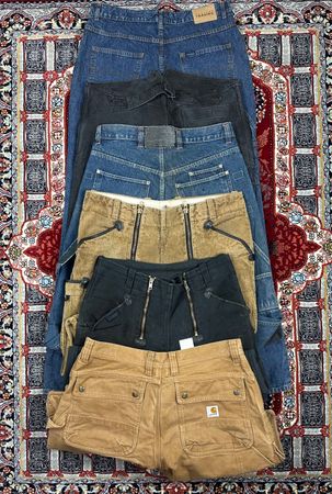 Men’s Workwear Jeans 12 Pieces