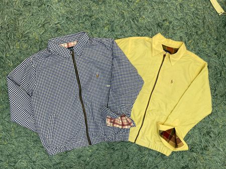 Upcycled Ralph Lauren Harrington Jackets – Vintage Check & Solid Color