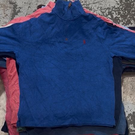 RALPH LAUREN QUARTER ZIPS EXACT BUNDLE - GRADE AB - 40pc