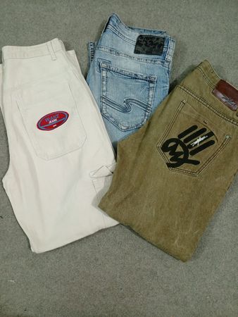 #268 Men Baggy Hip-hop Jeans