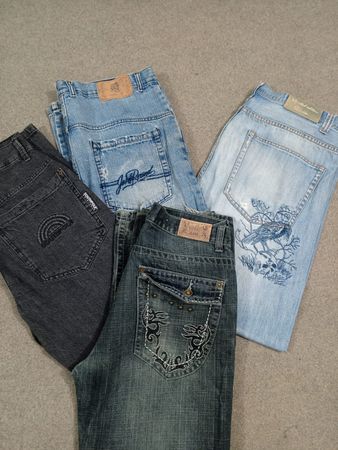 #270 Men Baggy Hip-hop Jeans